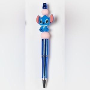 Stitch Custom Made Silicone Beaded Pen